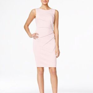 Calvin Klein starburst sleeveless sheath dress